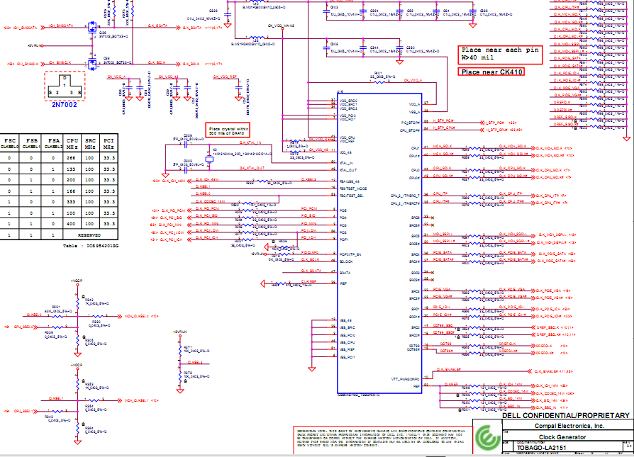 DELL Inspiron 6000 laptop schematic diagram(LA2151) - Laptop Schematic