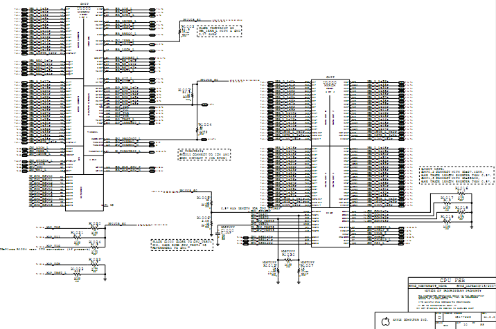 MacBook Pro laptop schematic diagram (15"LED)820-2101 - Laptop Schematic