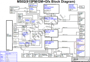 Sony MBX-130 Block Diagram