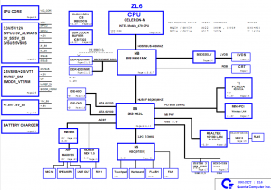 acer AS3500 3630 TM 2310 2430 Block Diagram