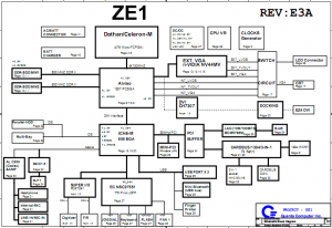 acer TravelMate C200 Block Diagram