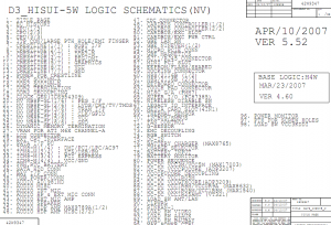 Thinkpad T61 schematic diagram(42W9347)