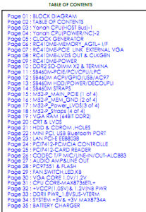 acer Aspire 3660 TravelMate 2460 SCHEMATICS