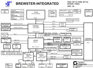 Dell Latitude D820 Block Diagram