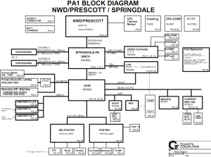 Gateway M210 Block Diagram