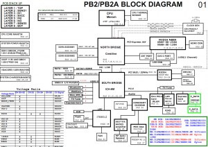 Packard Bell EasyNote MB66 Block Diagram