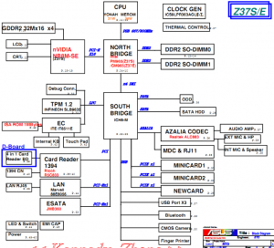 Asus Z37S Z37E Block Diagram
