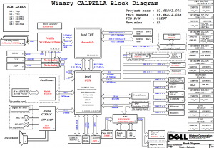 Dell Vostro 3700 Block Diagram