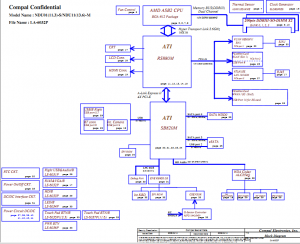 Toshiba Satellite T235 Block Diagram