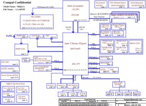 Toshiba Satellite M600 M645 Block Diagram