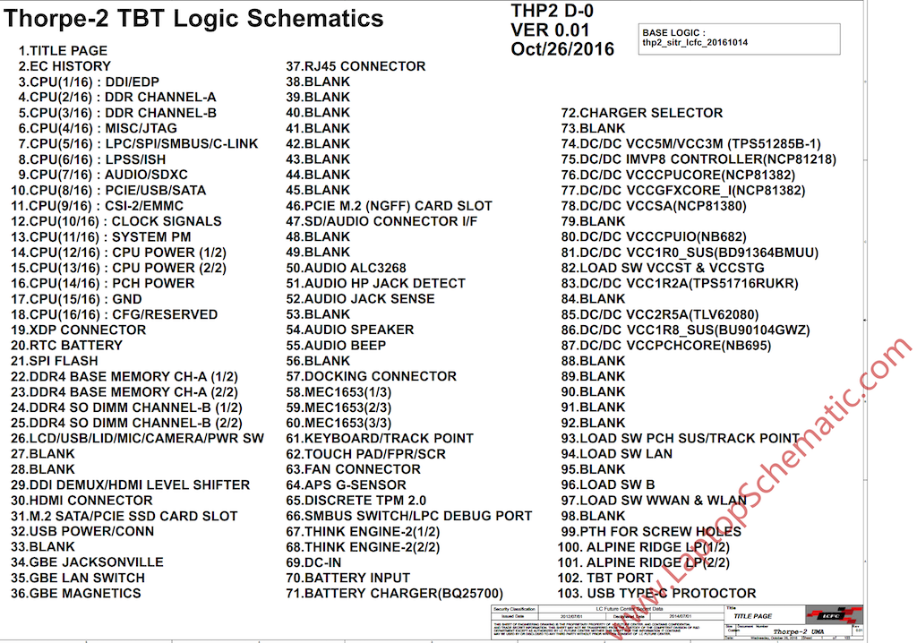 Thinkpad T470s Schematics