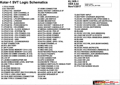 Lenovo Thinkpad T480S Schematic