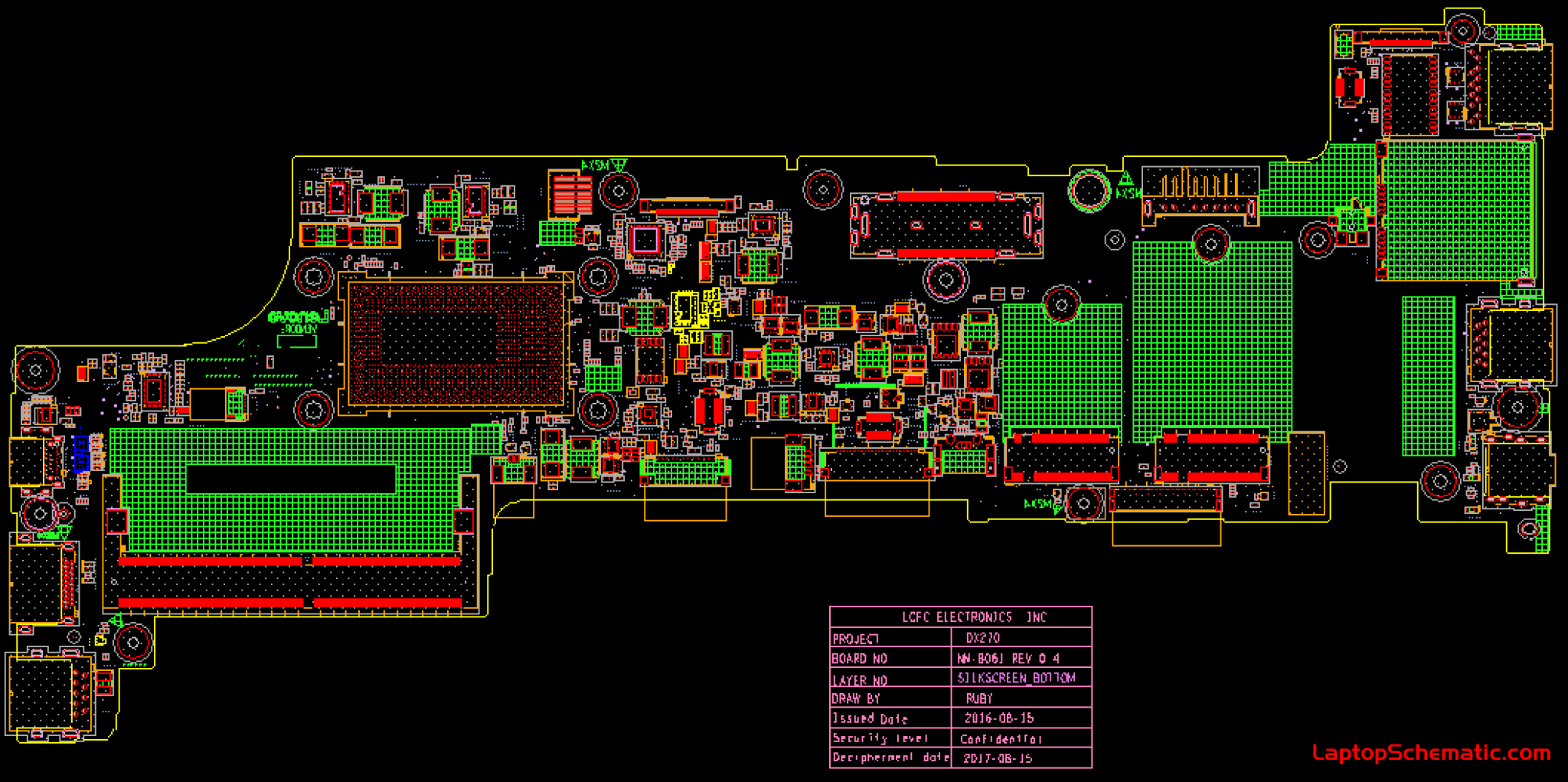 Lenovo Thinkpad X270 Schematic & Boardview, NMB061  Laptop Schematic