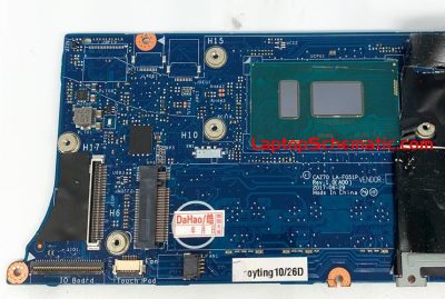 Dell XPS 13 9360 CAZ70 LA-F051P Motherboard Photo