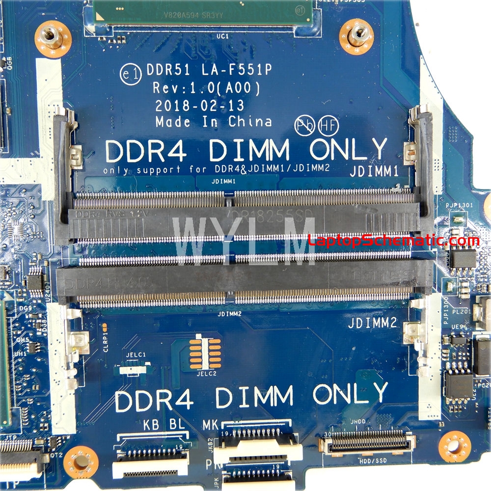 Dell Alienware 15 R4 Alienware 17 R5 Schematic And Boardview Ddr51 La