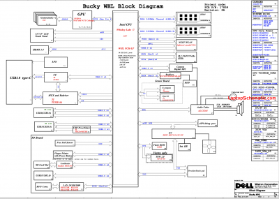 Dell Inspiron 5480 5488 5580 5585 5481 5581 5485 17859-1 Block Diagram