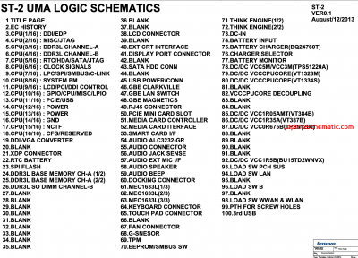 Lenovo Thinkpad T450S NM-A301 Schematics