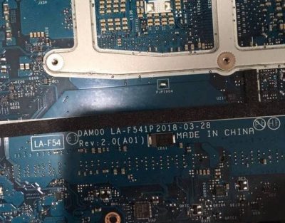 Dell XPS 15 9570 DAM00 LA-F541P Motherboard