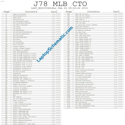 Apple iMac 27 A1419 820-4652 schematic diagram