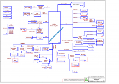 Dell Latitude E5440 VAW30 LA-9832P Motherboard Schematic Diagram