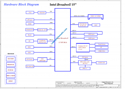 HP 250 G5 BDL50 LA-D704P Block Diagram