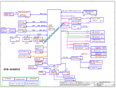 Dell Inspiron 5575 CAL51 LA-F121P Schematic Diagram