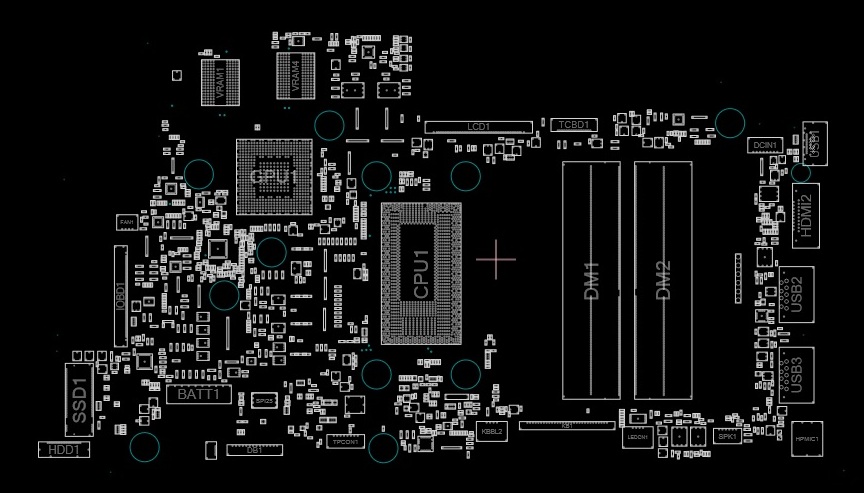 Dell Inspiron 7570 7573 Schematic & Boardview 16841-1 - Laptop