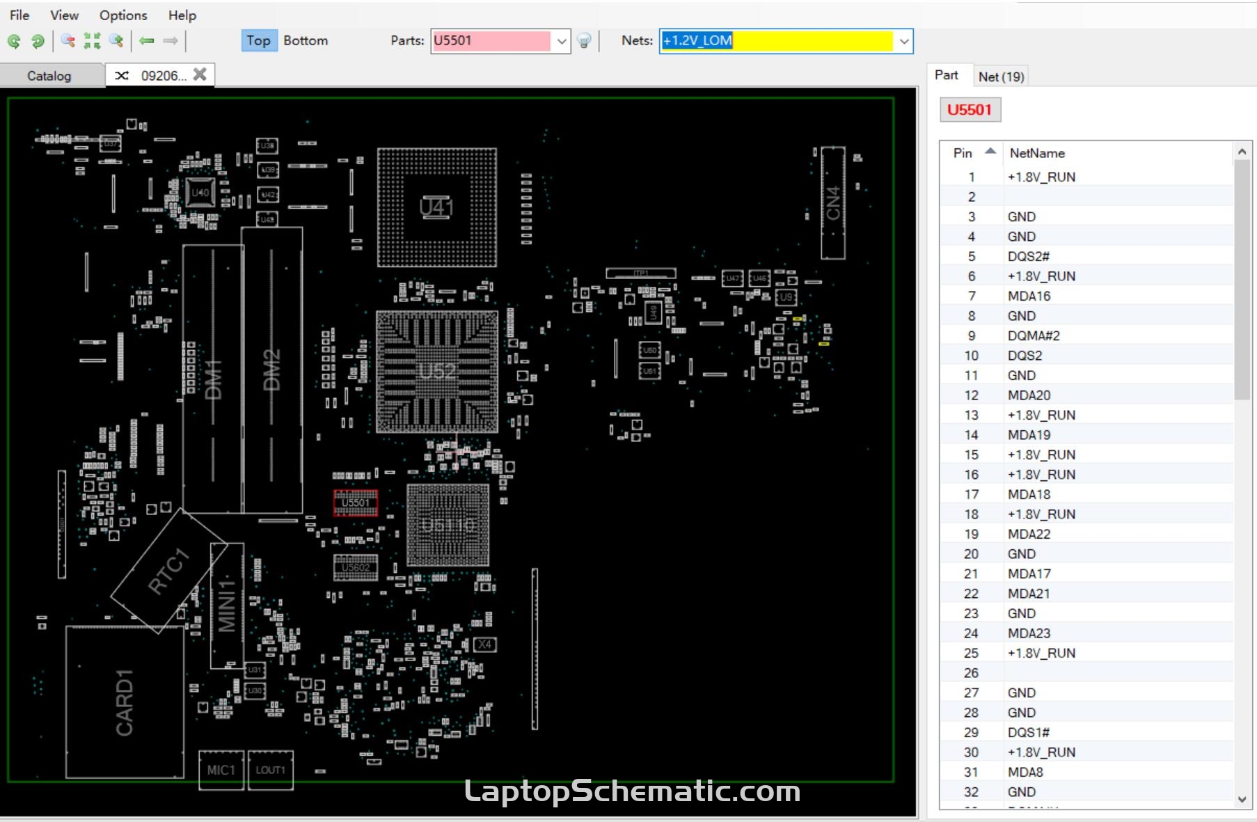 Скачать схему на плату la 5121p boardviewer