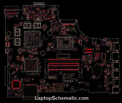 Dell Inspiron 3721 Inspiron 17R 5721 Schematic & Boardview VAW10 LA-9105P